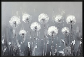 Poszter Keret Alumínium Természet Tavasz Virágok Pitypang Pehely 60x40