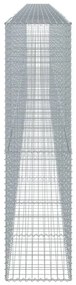 horganyzott vas gabion kosár fedéllel 1000 x 50 x 200 cm