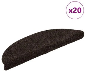20 db barna öntapadó lépcsőszőnyeg 56 x 17 x 3 cm