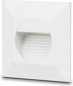 Lépcsővilágítás süllyesztett lámpatest Led lépcsőlámpa 230V IP54 2W Fehér