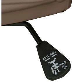 Barna bőrutánzat irodai szék Flori – Støraa