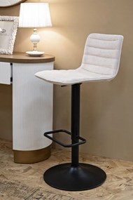 Bárszék emelővel magas fehér 43x49,5x85,5-107 (ülőhely 61-82,5) készlet 2db