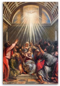 Gario Vászonkép Pünkösd, Tiziánusz, Velence, Velence Méret: 70 x 100 cm