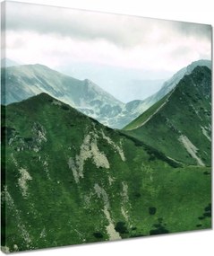 Vászonkép 40x40 Tátra Lengyel hegyek Kilátás