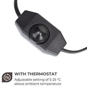Waldbeck Greenwire Select 6, fűtőkábel növények számára, 6 m, termosztáttal, IP 68