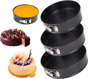 Tortaforma 3X Tepsi Sütőforma 24/26/28CM B1838