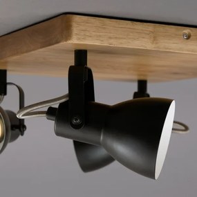 Brilo - Spotlámpa VINTAGE 4xGU10/35W/230V