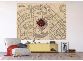 Gyerek fotótapéta Harry Potter Marauders térkép252 x 182 cm, 4 részből álló, 4 részes