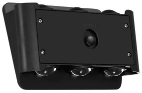 LED Napelemes fali lámpa ALF LED/4W/1300 mAh 3000K IP54 fekete