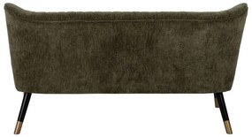 Zöld zsenília kanapé 134 cm Glam – Ixia