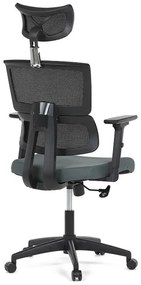 Szürke hálós irodai szék hintamechanikával. KA-B1025 GREY