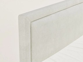 Krémszínű ágyneműtartós boxspring ágy 200x200 cm Fresco – Maison de Rêve