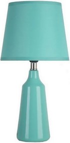 Lámpa Kerámia éjjeli asztali lámpa lámpabúra 3067 turquise