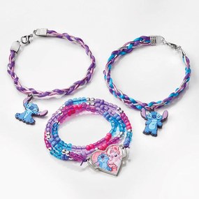 Disney Lilo és Stitch, A csillagkutya Purple charm karkötő készítő szett