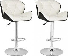 2x Bárszék Hawaj CL-3227 fehér-fekete