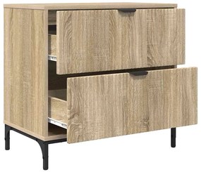 Éjjeli asztal fiókkal sonoma tölgy 63.5 x 36 x 61 cm Faanyag