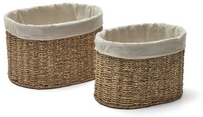 Tengerifű tárolókosár szett 2 db-os 35x25x25 cm Tossa – Kave Home