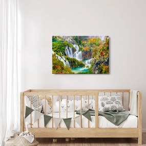 Kép - Plitvicei-tavak Nemzeti Park (90x60 cm)