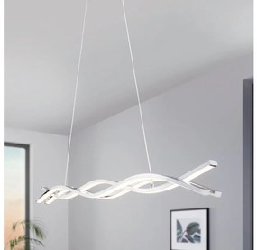 Eglo 96102 - LED függeszték LASANA 2 LED/35W/230V 3000K fényes króm