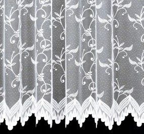 Mg Függöny jacquard Z045 Fehér 250cm Magyar Minőség