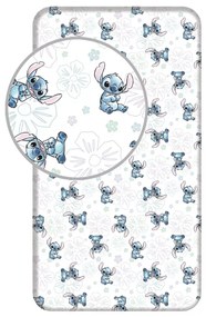 Lilo és Stitch A csillagkutya gumis lepedő white 90x200 cm