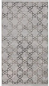 Szürke mosható futószőnyeg 80x200 cm Kahve – Vitaus