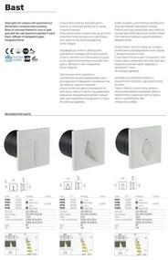 Redo 91195 - LED kültéri orientációs lámpa BAST LED/2,5W/230V IP65 szürke