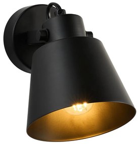 Brilagi - Fali spotlámpa TECHNO 1xE27/60W/230V fekete