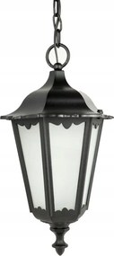 Kültéri terasz függőlámpa klasszikus hagyományos fekete IP43 Su-ma