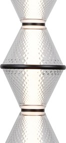 Italux modern függeszték fuente matt fekete átlátszó itxpnd-34395-3v-bk