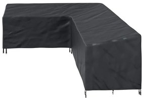 Kültéri bútor takaró Fekete 286 x 222 x 80 cm 600D szövet