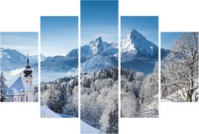 Kép - Havas táj (150x105 cm)
