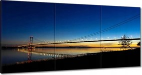 Vászonkép 120x60 Híd éjszakai kép