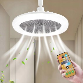 Mennyezeti ventilátor 30W Led világítással és távirányítóval