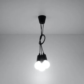 Csillár zsinóron DIEGO 3xE27/60W/230V