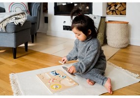 Fa formabeillesztős puzzle (részek száma 6) Safari – Kindsgut