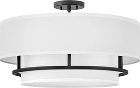 Hinkley Lighting Graham HK-GRAHAM-L-BK Plafonlámpa 4x40 W/E14