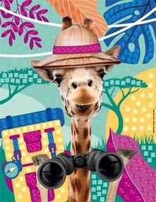 Mozaikos képkészítő készlet, MAPED CREATIV, Adventure Animals, kalandos állatok (IMAC907051)