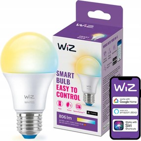 Led izzó E27 A60 8W 60W 2700-6500K Tw Smart WiFi WiZ alkalmazás