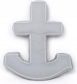 Díszpárna Betty's Home Horgony díszpárna szürke pamut 51 cm