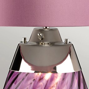 Elstead Lighting LENA LARGE LENA-TL-L-PLUM Asztali lámpa 1X7W/GU10+1x60W/E27