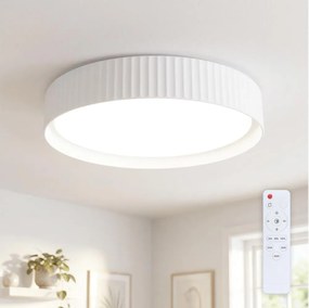 Brilagi - LED fényerőszabályozható mennyezeti lámpatest LUCIA LED/48W/230V Ø 41 cm fehér + távirányító