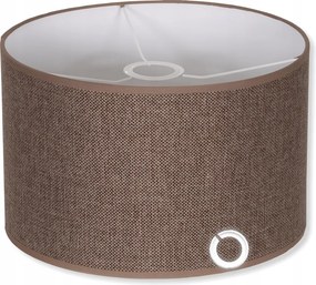 Stílusos klasszikus lámpabúra Lengyel gyártó 30 cm E27 Lenvászon