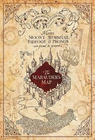 Plakát Harry Potter - A tekergők térképe, (61 x 91.5 cm)