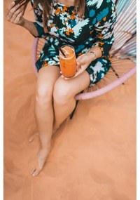 6 db-os fekete üveg szívószál készlet, hosszúság 20 cm - Vialli Design