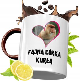 Bordó Bögre Lányának Születésnapi Ajándék fényképes nyomtatással