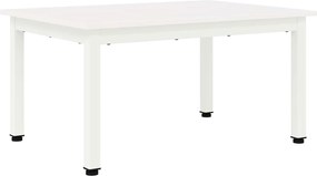 vidaXL Dohányzóasztal Fehér 60 x 50 x 36 cm Tömör fenyőfa