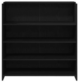 recepciós pult fekete tölgyszínű 100x50x103,5 cm szerelt fa