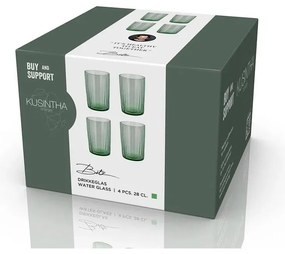 Pohár szett 4 db-os 280 ml Kusintha – Bitz