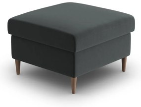 Sötétszürke bársony lábtartó Kyoto – Cosmopolitan Design